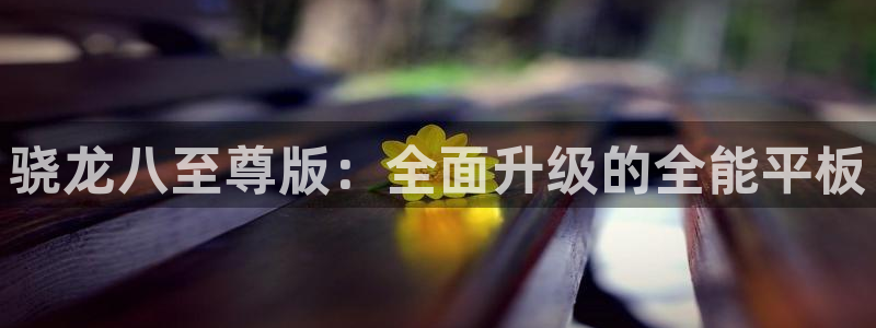 足球比赛结果500网直播：骁龙八至尊版：全面升级的全能平板